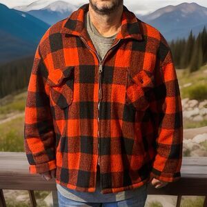 Vintage Westwind Sportswear Jacket Size‎ XL Buffalo Plaid